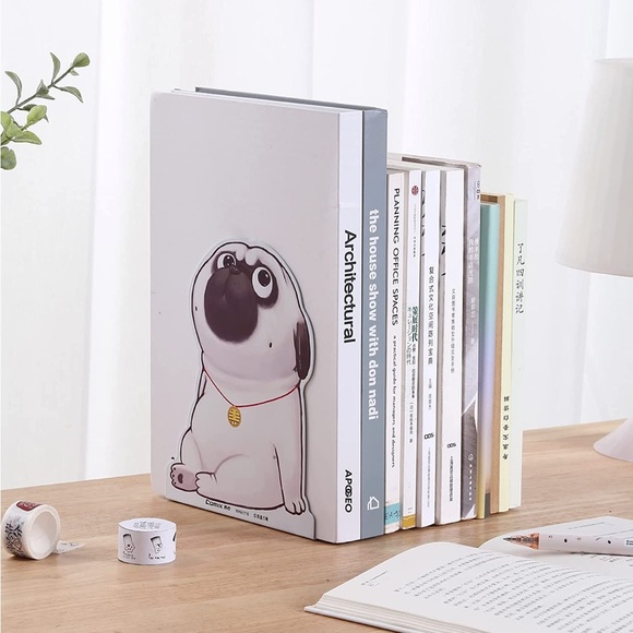 NWT Pug Dog Character [Comix] Book Ends - Picture 2 of 9